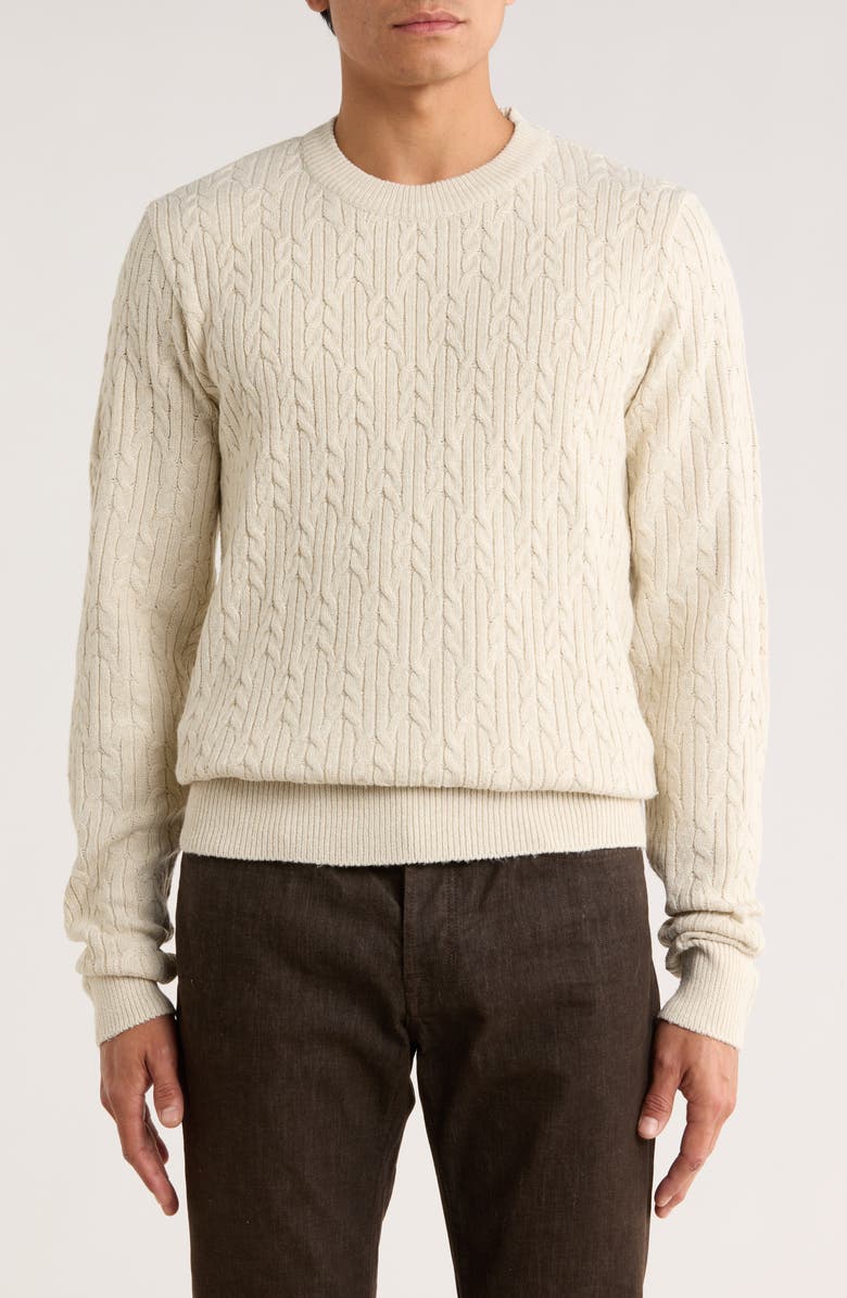 Buffalo Jeans Withers Crewneck Sweater, Main, color, Sablee Mix