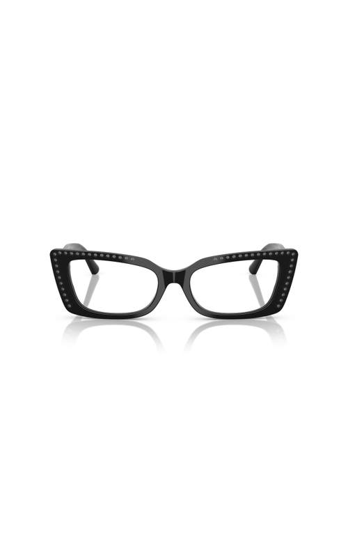 Jimmy Choo 51mm Cat Eye Optical Glasses In Brown