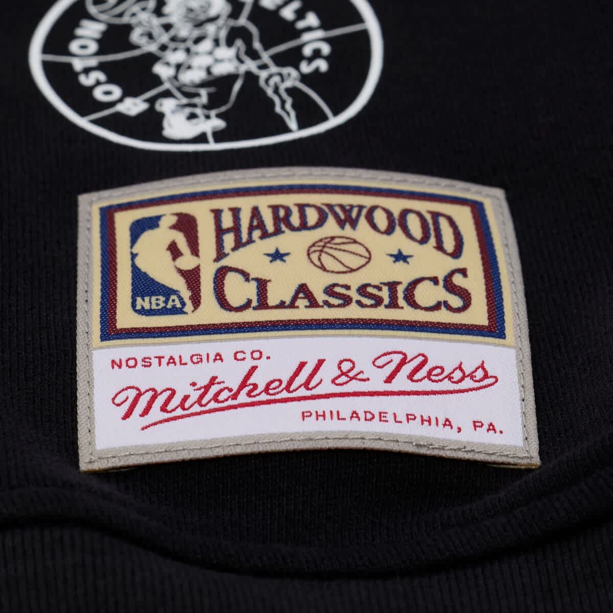Women's Mitchell & Ness Black Boston Celtics Hardwood Classics Script ...