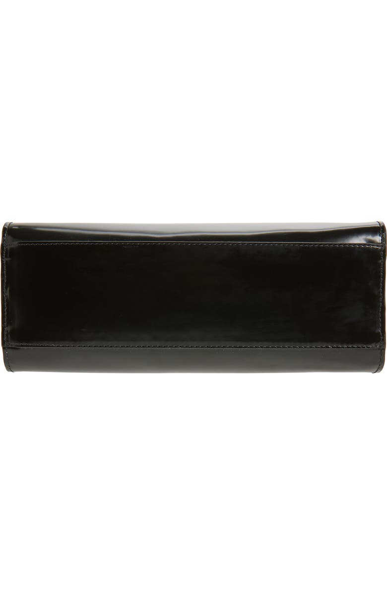 Lié Studio The Jane Leather Top Handle Bag, Alternate, color, Black Patent Leather