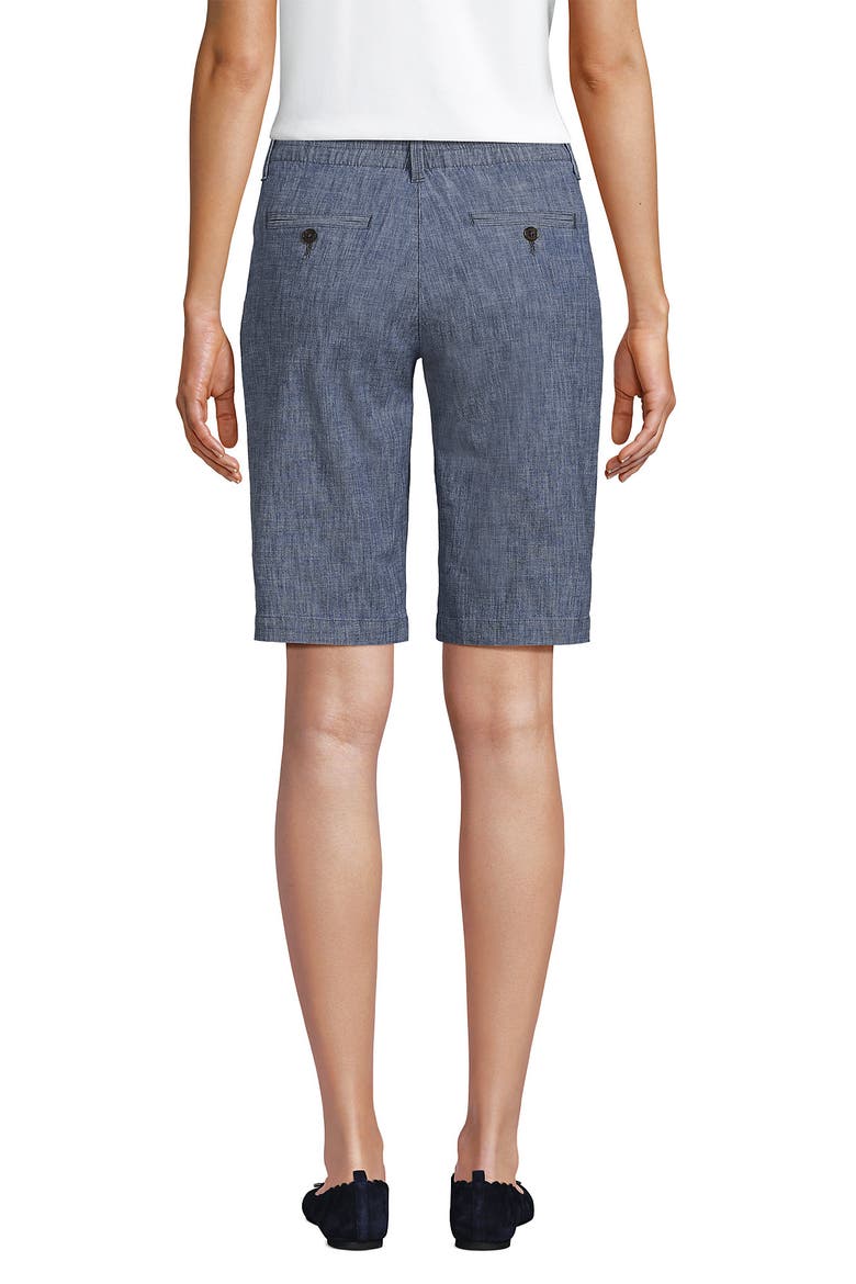 Elastic Back Classic 12" Chino Shorts, Alternate, color, Evening Sky Chambray