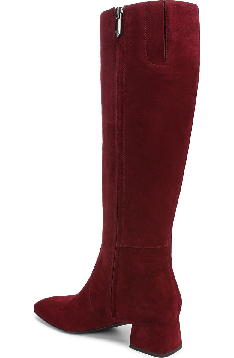 Sam Edelman Porter Knee High Boot, Alternate, color, French Merlot Suede