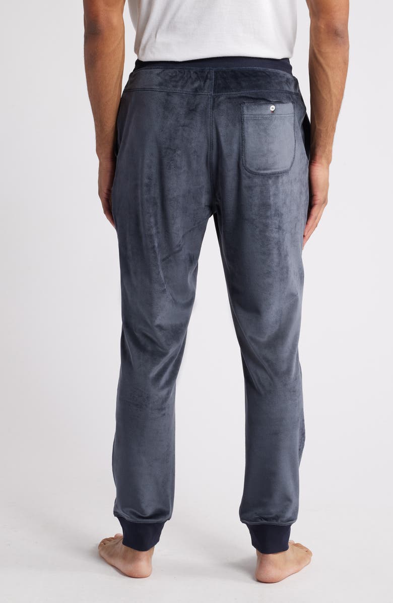 Daniel Buchler Velour Hairline Pajama Pants, Alternate, color, 