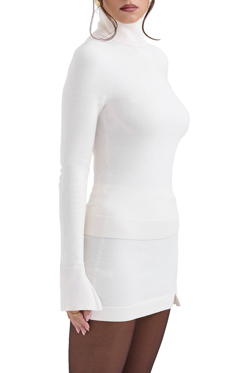 HOUSE OF CB Hazel Cotton & Cashmere Blend Sweater, Alternate, color, Ivory