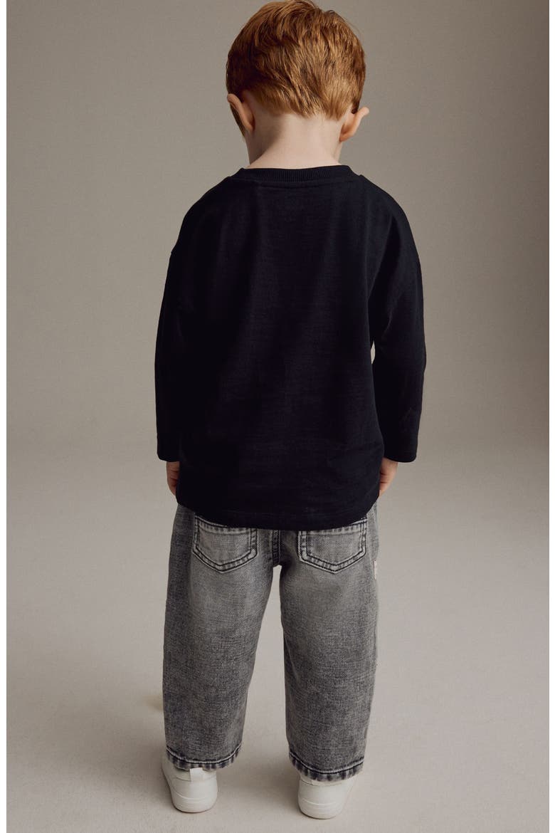 Kids' Straight Leg Jeans, Alternate, color, GREY