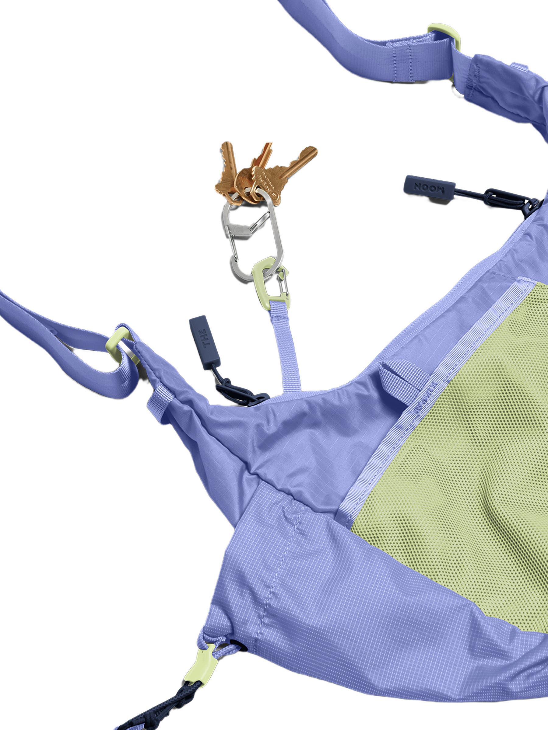 Baboon to the Moon Crescent Crossbody Big 8L, Alternate, color, Mystic Violet