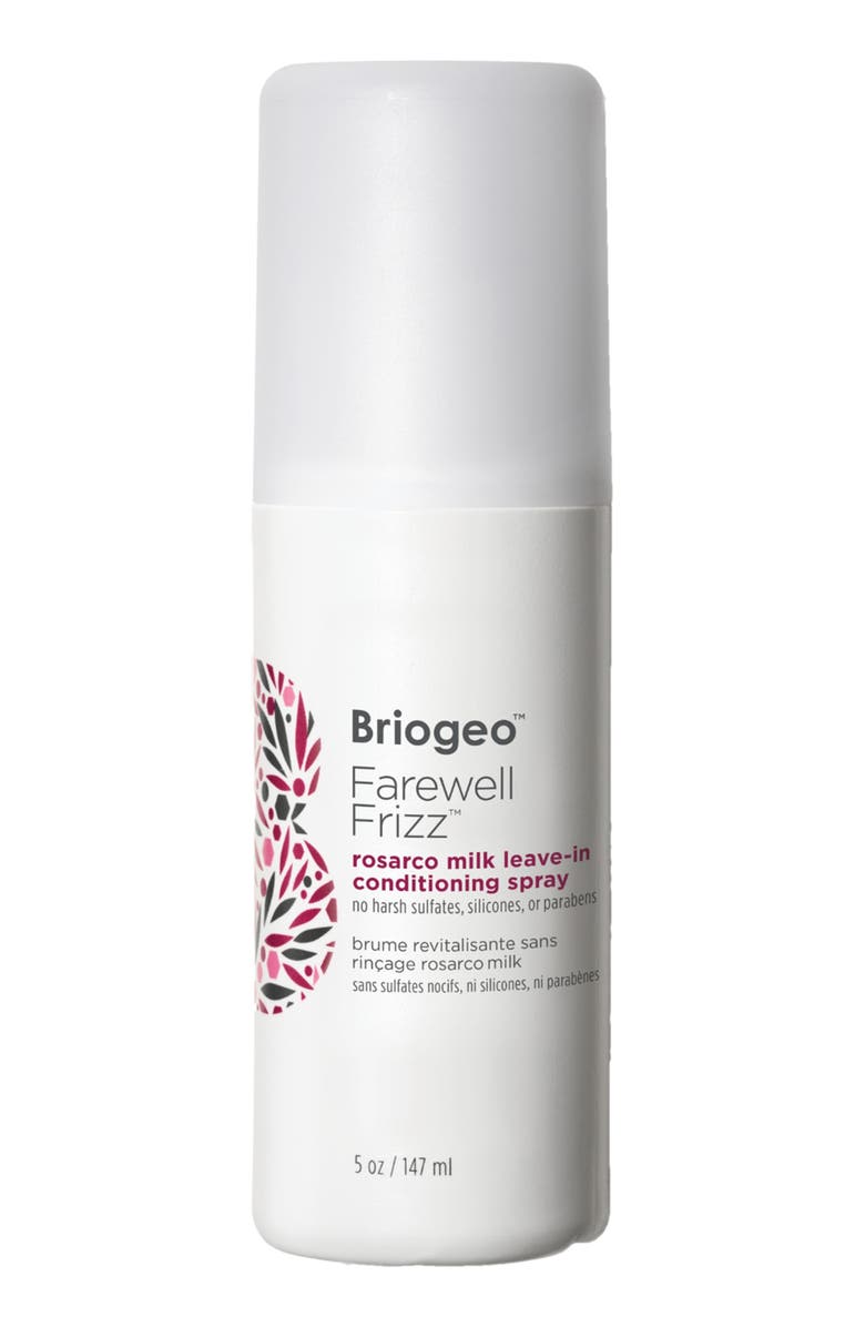 Briogeo Farewell Frizz Rosarco Milk Leave-In Conditioning Spray, Main, color, 