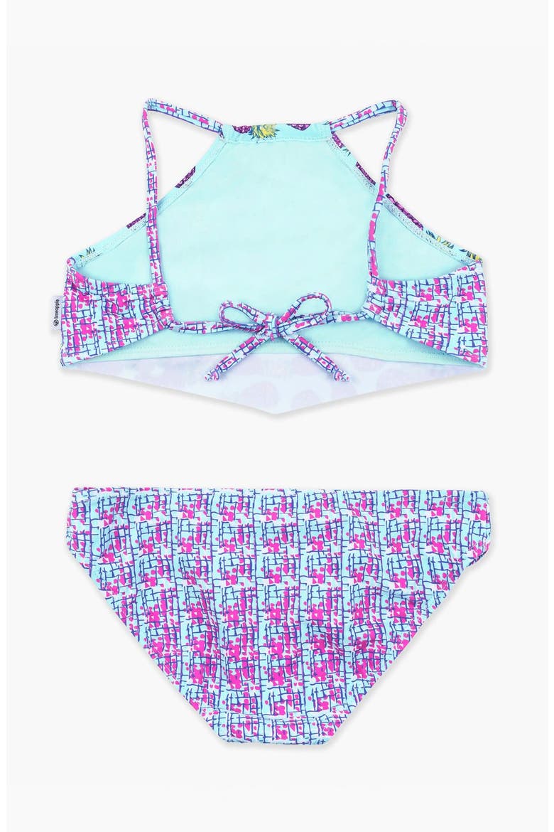 Pineapple Printed Tankini, Alternate, color, MULTICOLOR