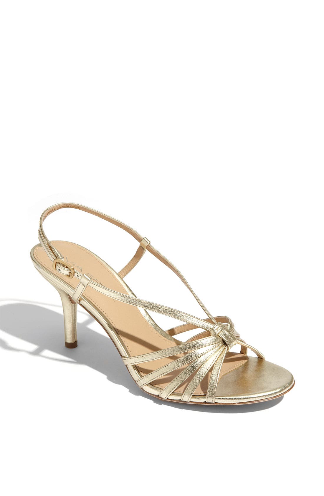'Ilan' Sandal, Main, color, PLATINUM METALLIC