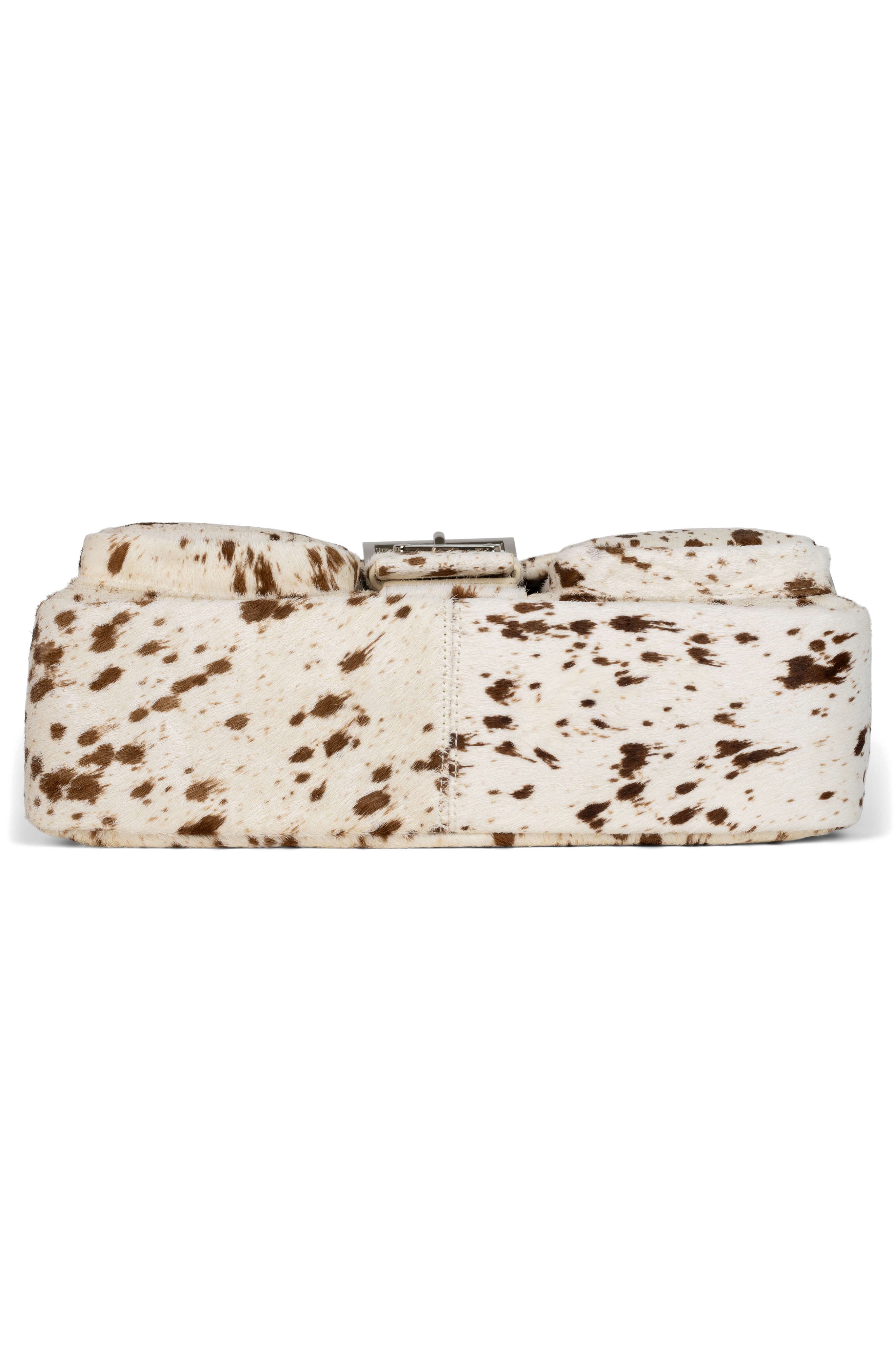 Jeffrey Campbell Night Out Genuin Calf Hair Shoulder Bag, Alternate, color, 