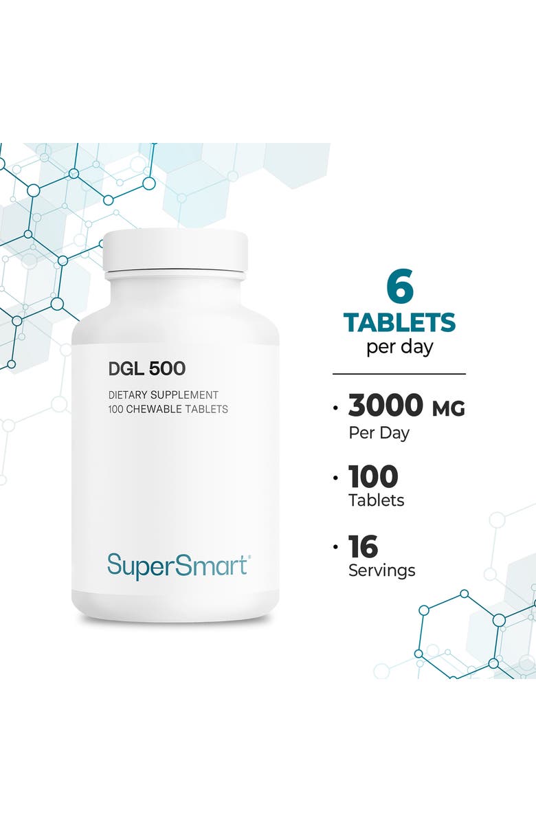 SuperSmart DGL Supplement 3000mg, Alternate, color, NO COLOR