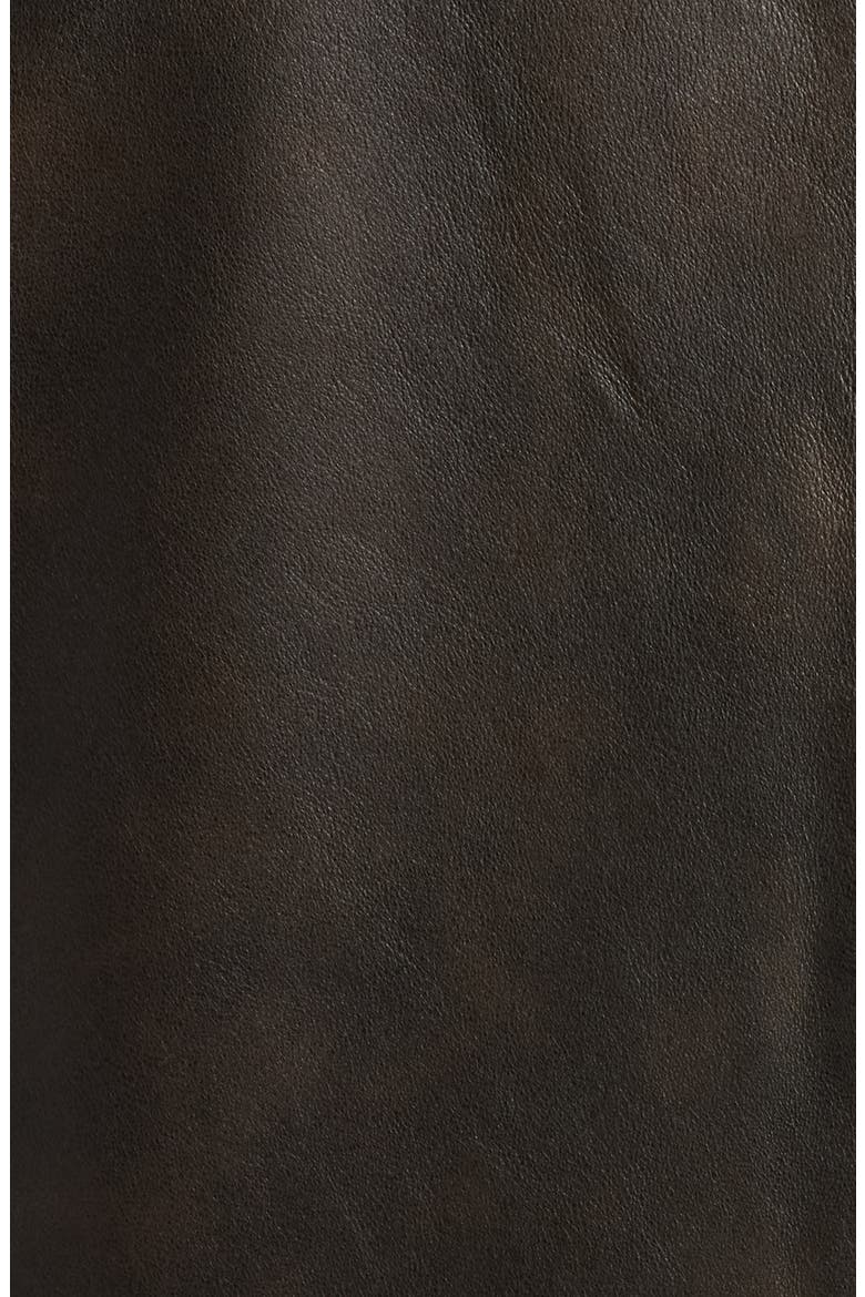 Leather Jacket, Alternate, color, BROWN TURK BURNISHED