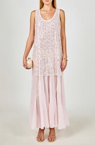 Endless Rose Sequin Chiffon Maxi Dress