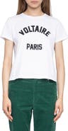 Zadig & Voltaire Alys Voltaire Paris Cotton Graphic T-Shirt