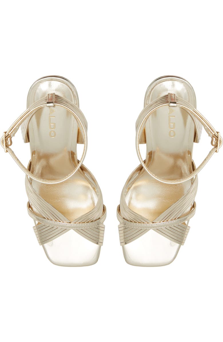 ALDO Nadie Ankle Strap Platform Sandal, Alternate, color,