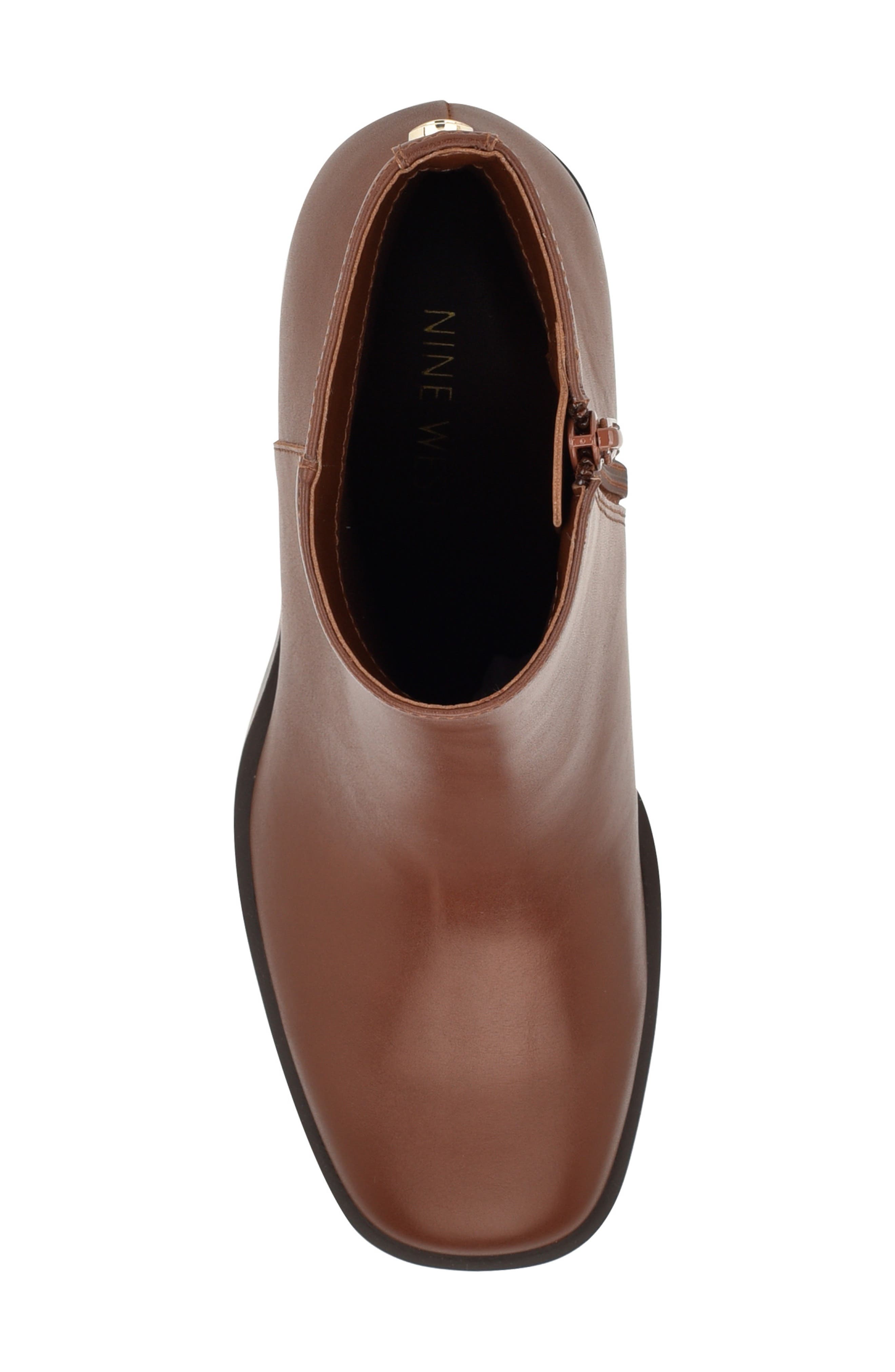 Nine West Amatto Bootie, Alternate, color, Medium Brown