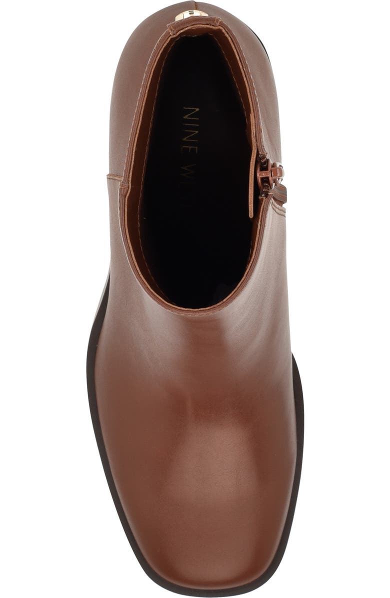 Nine West Amatto Bootie, Alternate, color, Medium Brown