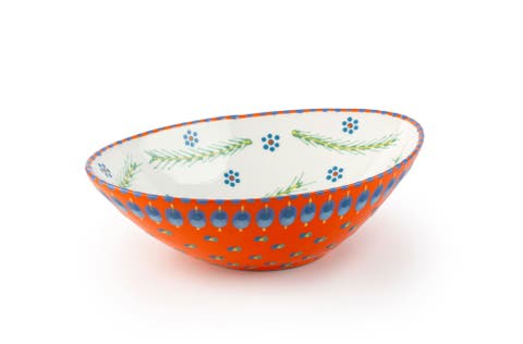 Ceramic Oval Serving Bowl