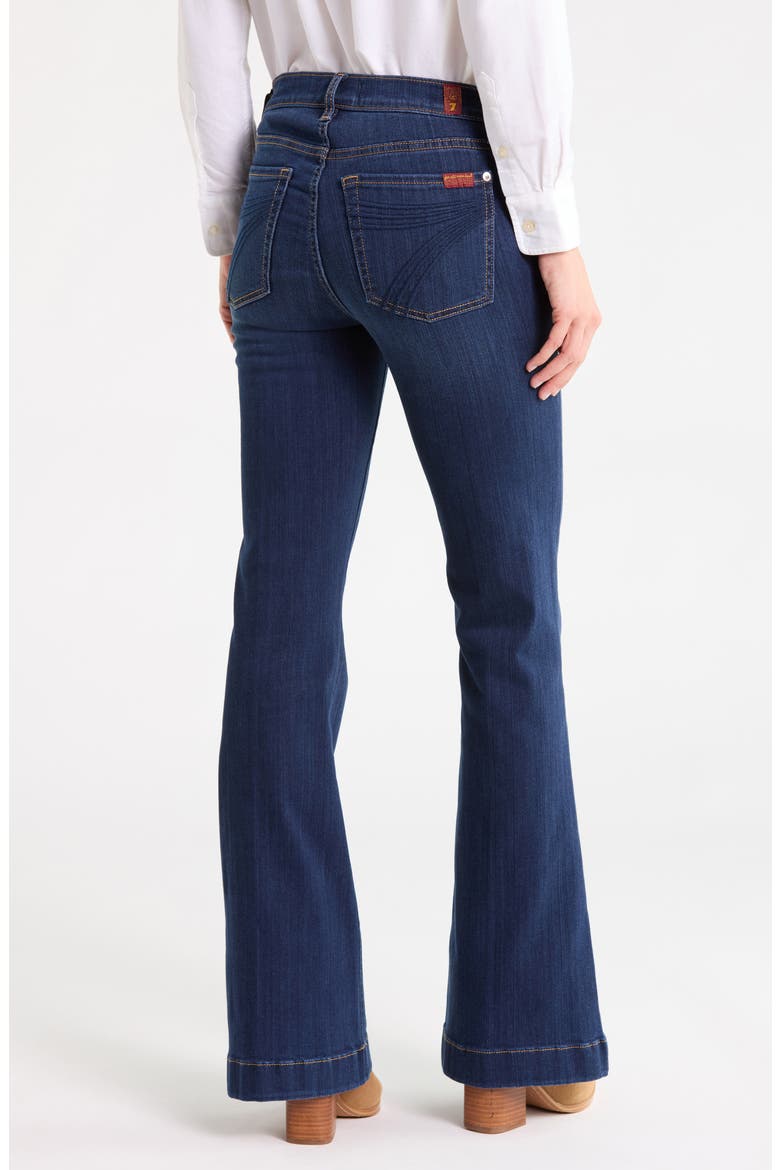 Dojo Tailorless Mid Rise Flare Jeans, Alternate, color, MILFORD