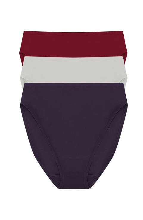 Bliss Bare Cotton High Cut Brief 3-Pack