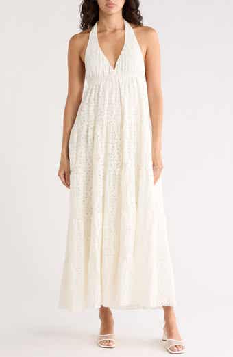 Desigual Tiered Knit Halter Dress