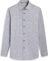 Bugatchi Jimmy OoohCotton® Botanical Button-Up Shirt