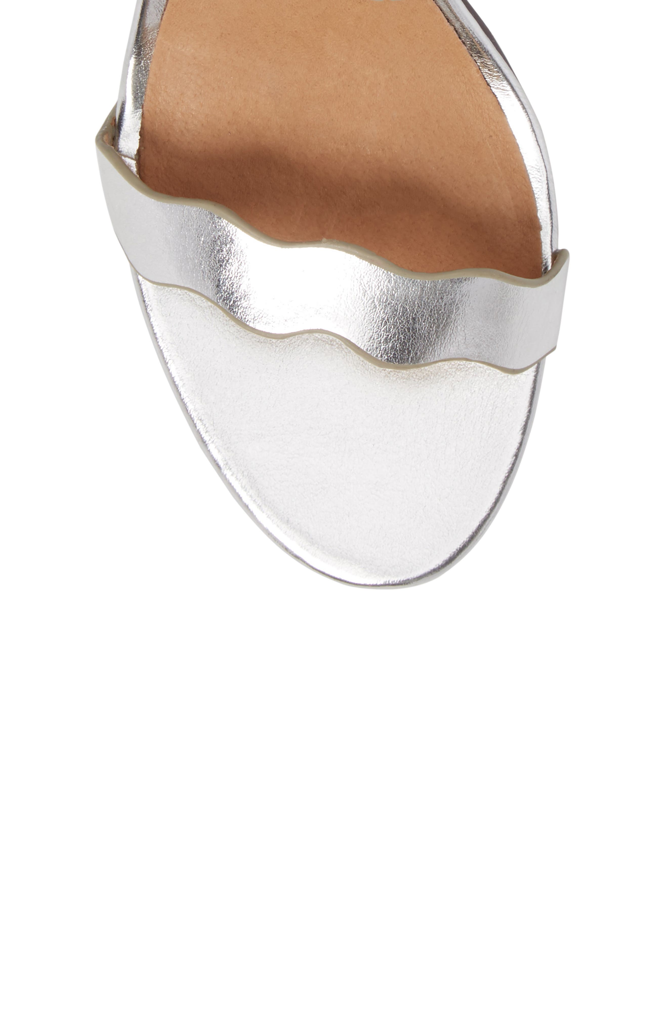 Chinese Laundry 'Rubie' Scalloped Ankle Strap Sandal, Alternate, color, 