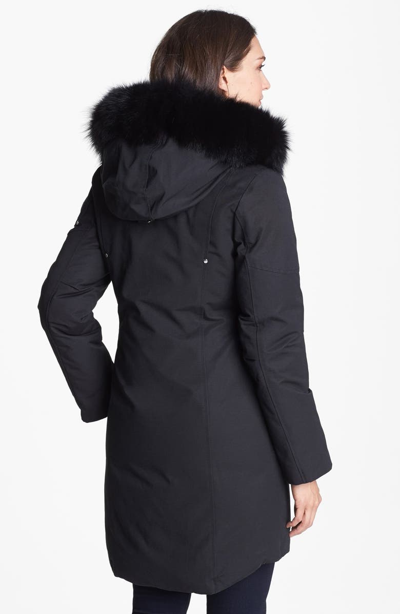 Moose Knuckles 'Stirling' Down Parka with Genuine Fox Fur Trim, Main, color,