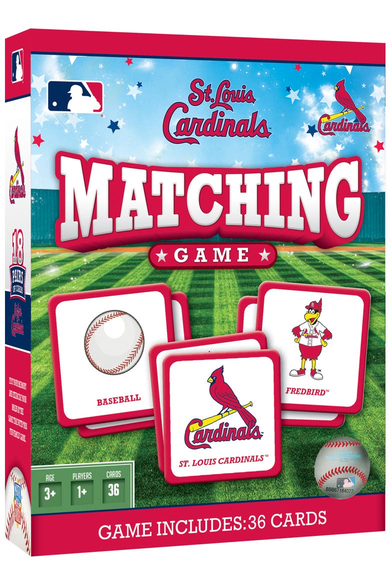 St. Louis Cardinals Matching Game, Main, color, Multicolor