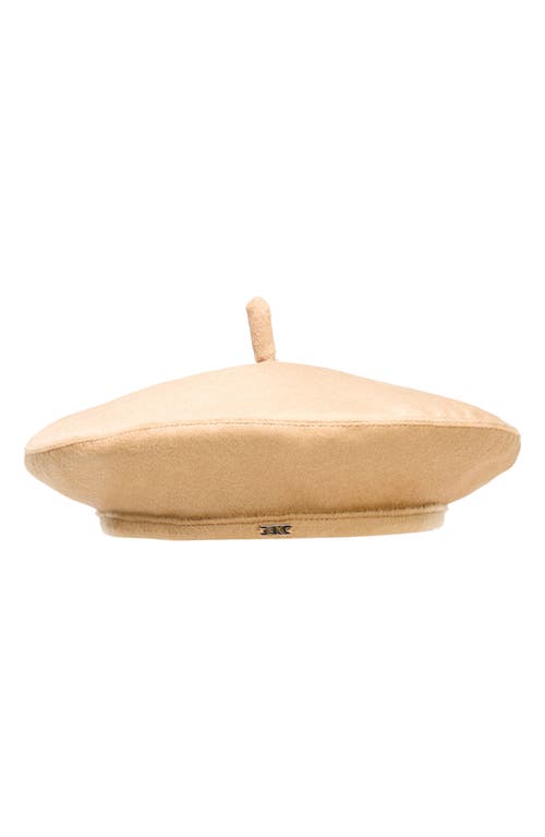 Eugenia Kim Carter Cashmere Beret in Camel 