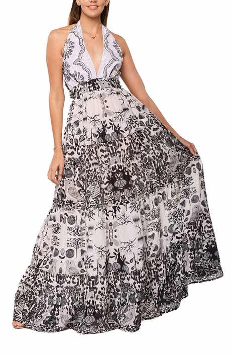 RANEES Halter Maxi Dress