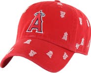 '47 Women's '47 Red Los Angeles Angels Confetti Clean Up Adjustable Hat