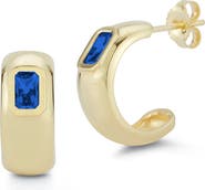 GLAZE JEWELRY Cubic Zirconia Hoop Earrings