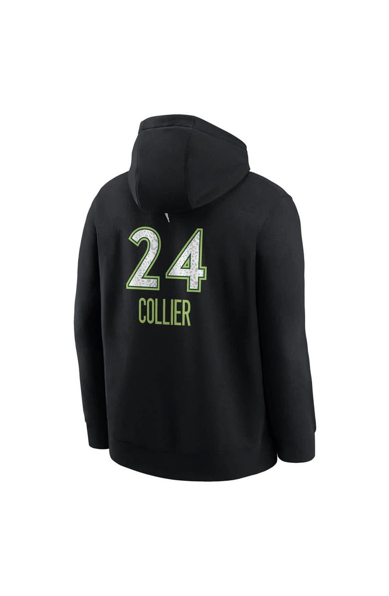 Nike Men's Nike Napheesa Collier Black Minnesota Lynx Rebel Edition Name & Number Pullover Hoodie, Alternate, color, Black