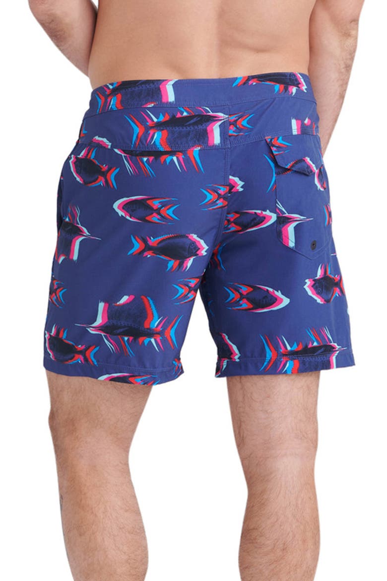Betawave 2N1 7-Inch Board Shorts, Alternate, color, SCALED UP- DEEP COBALT