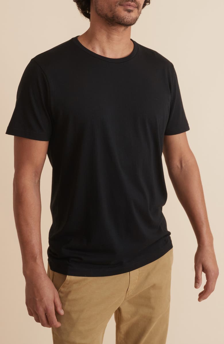 Marine Layer Signature Crewneck T-Shirt, Alternate, color, 