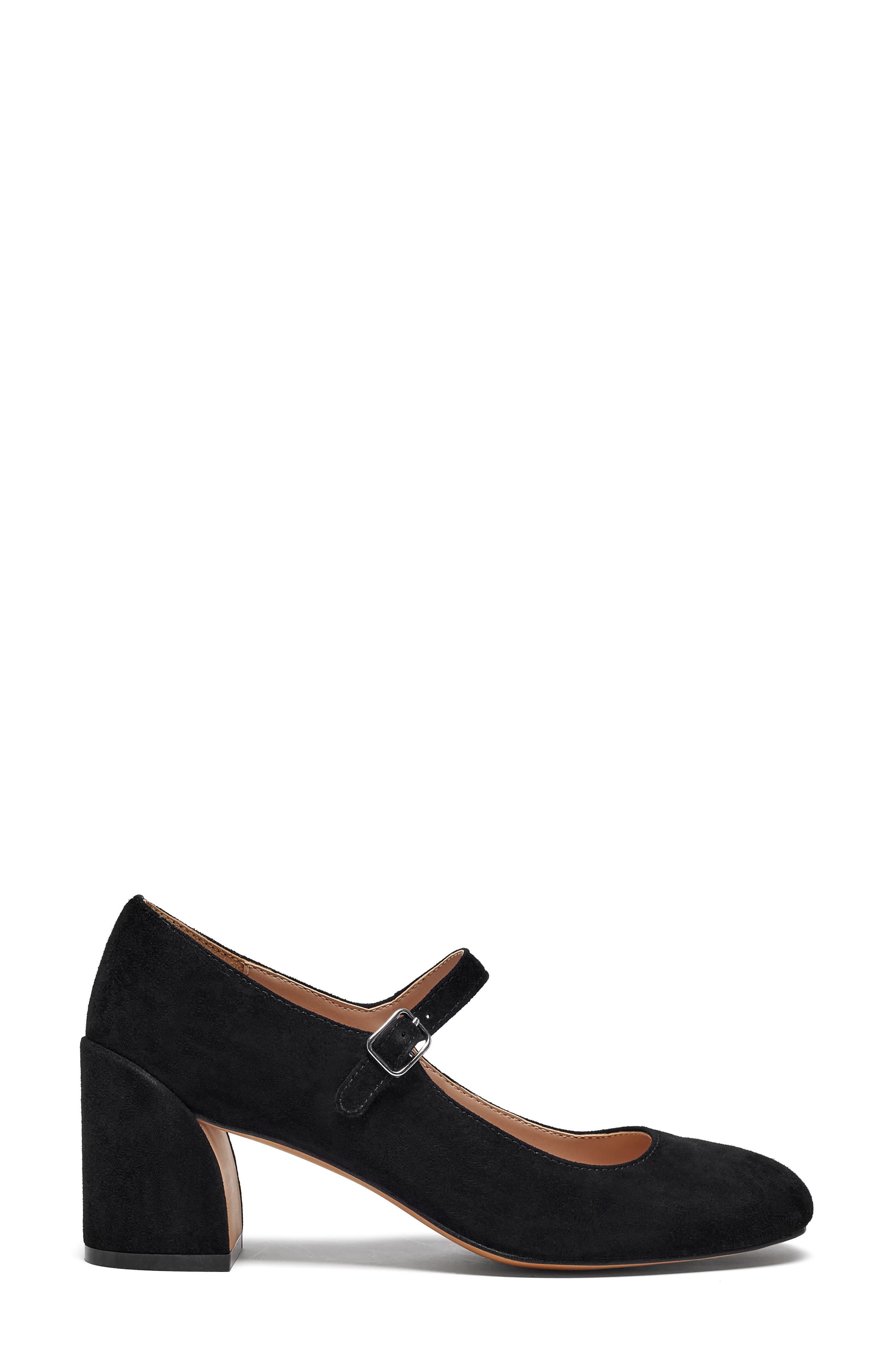 Korin Block Heel Mary Jane Pump, Alternate, color, BLACK SUEDE