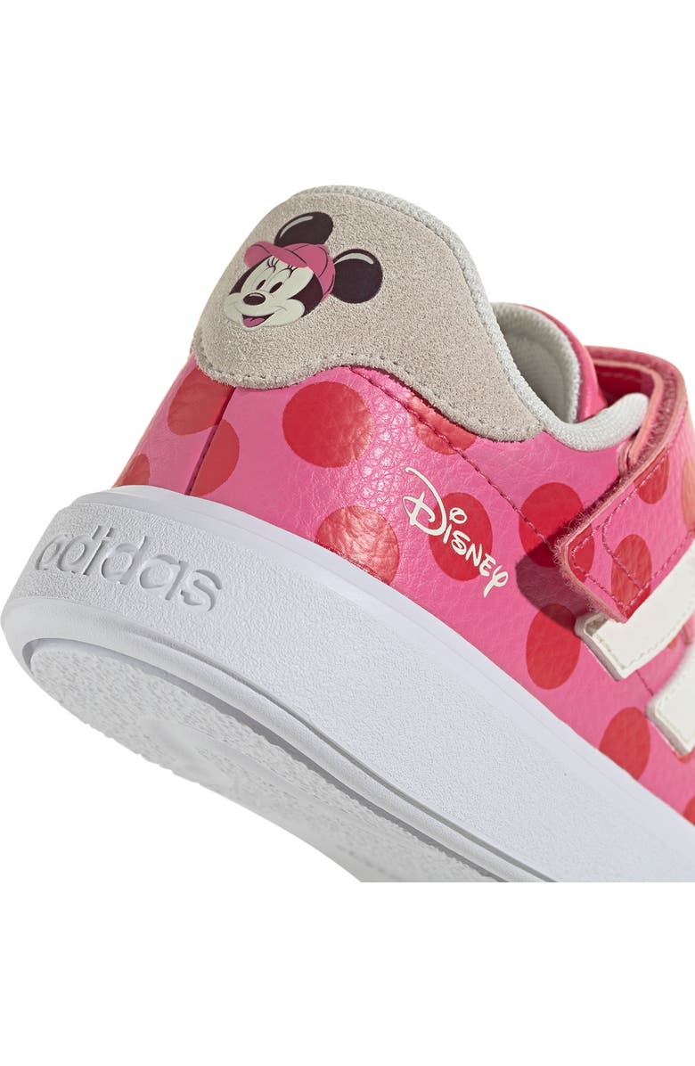 adidas x Disney<sup>®</sup> Kids' Minnie Mouse Courtblock Sneaker, Alternate, color,