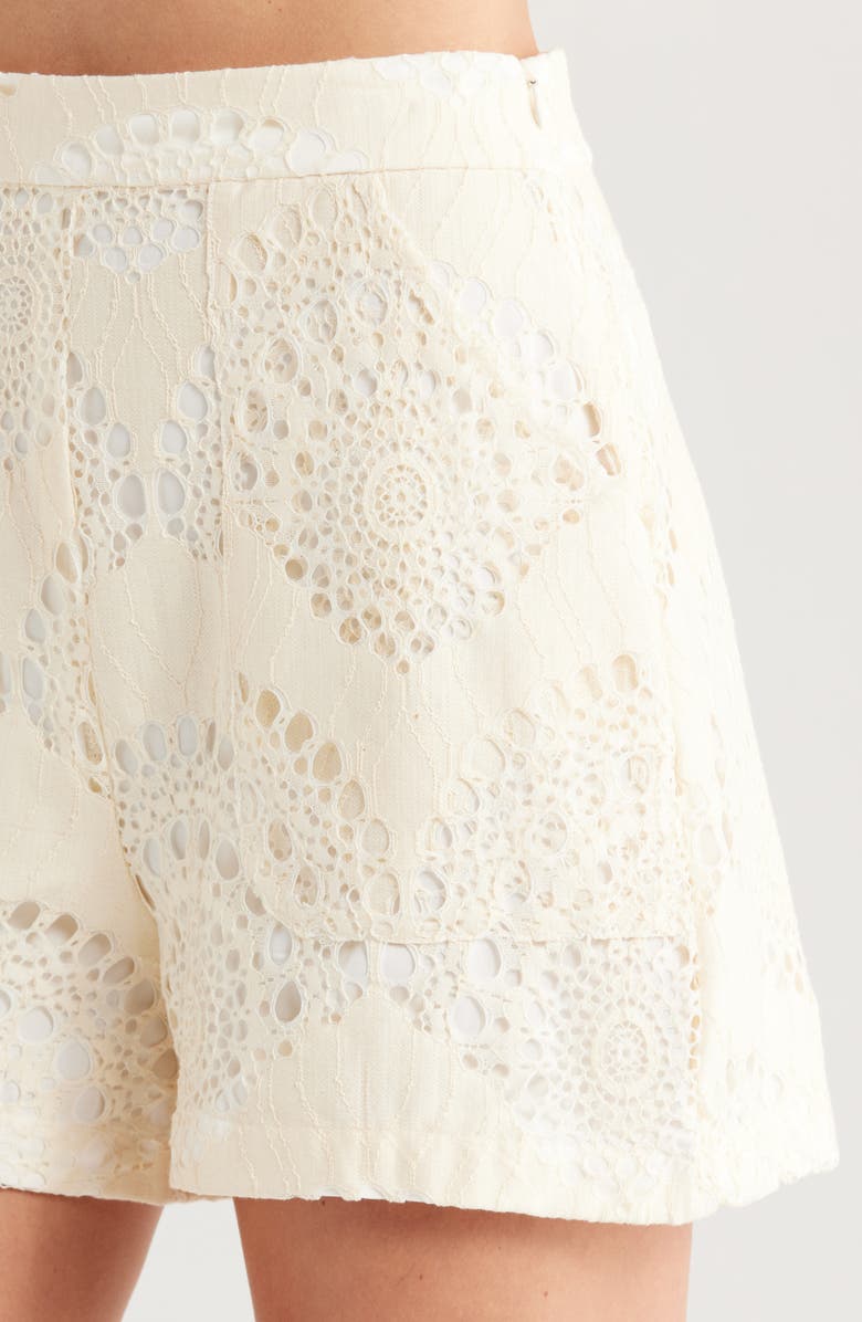 BOAMAR Sandro Lace Shorts, Alternate, color, Vaiselle