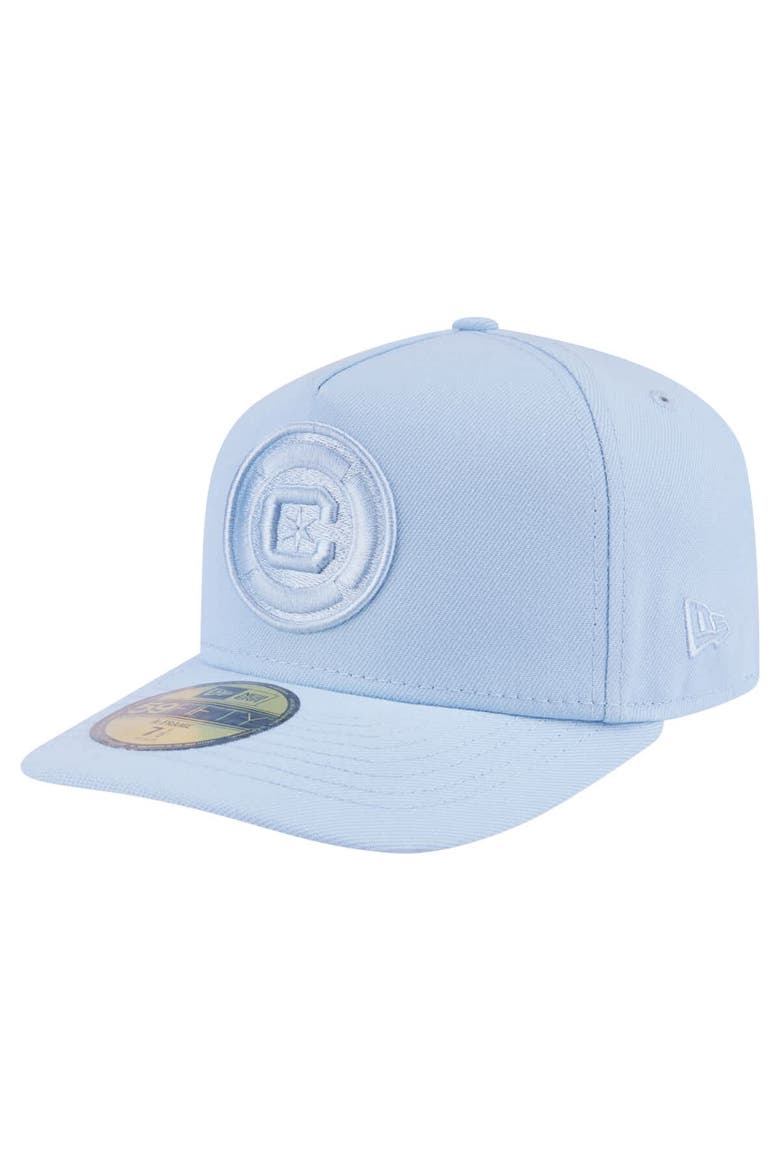 Men's New Era Light Blue Chicago Fire Color Pack A-Frame 59FIFTY Fitted Hat, Main, color, Light Blue