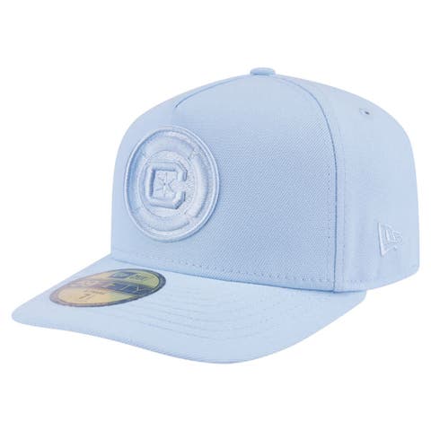 Men's New Era Light Blue Chicago Fire Color Pack A-Frame 59FIFTY Fitted Hat