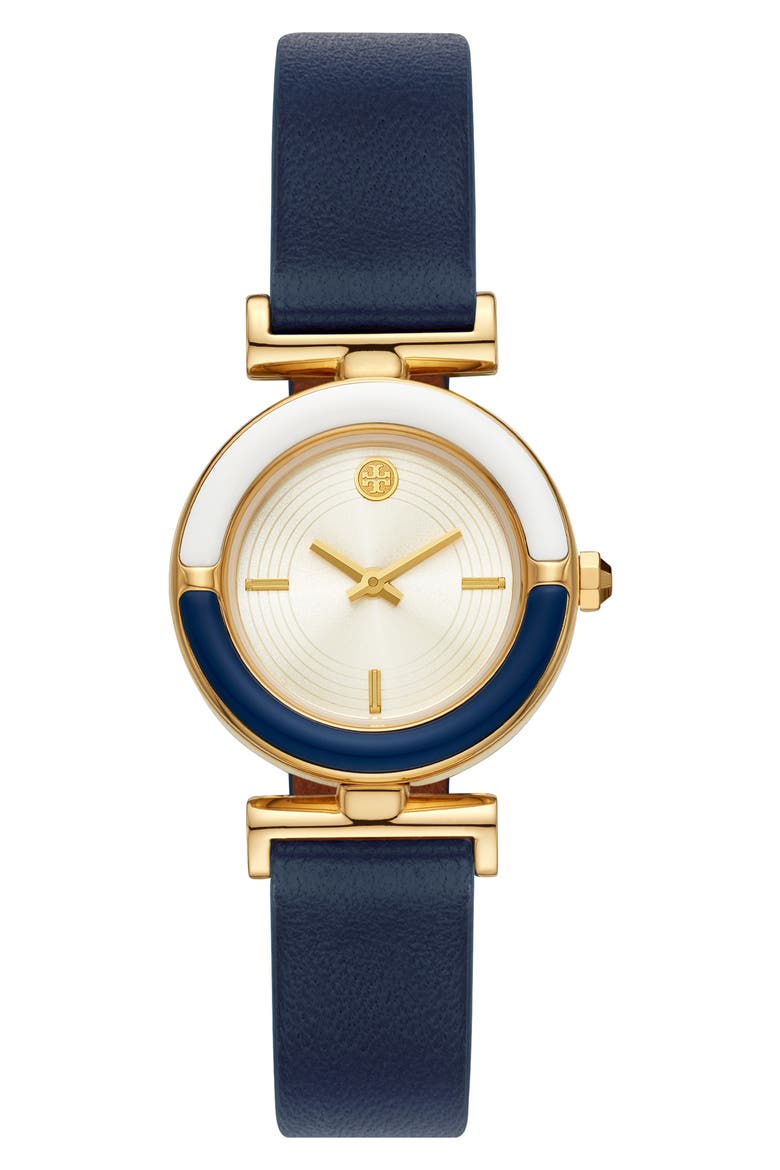 The Sawyer Leather Strap Watch, 28mm, Main, color, MULTI