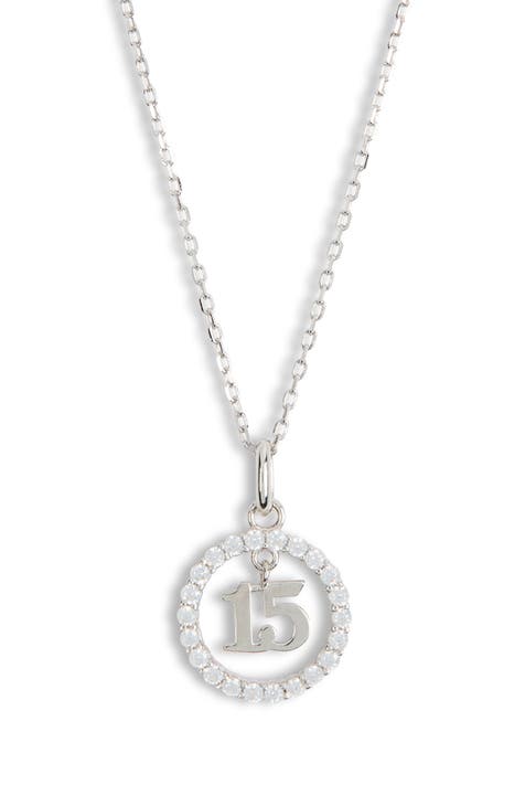 Quince CZ Pendant Necklace