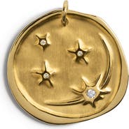 Monica Vinader Cosmic Ancient Coin Lab Grown Diamond Charm