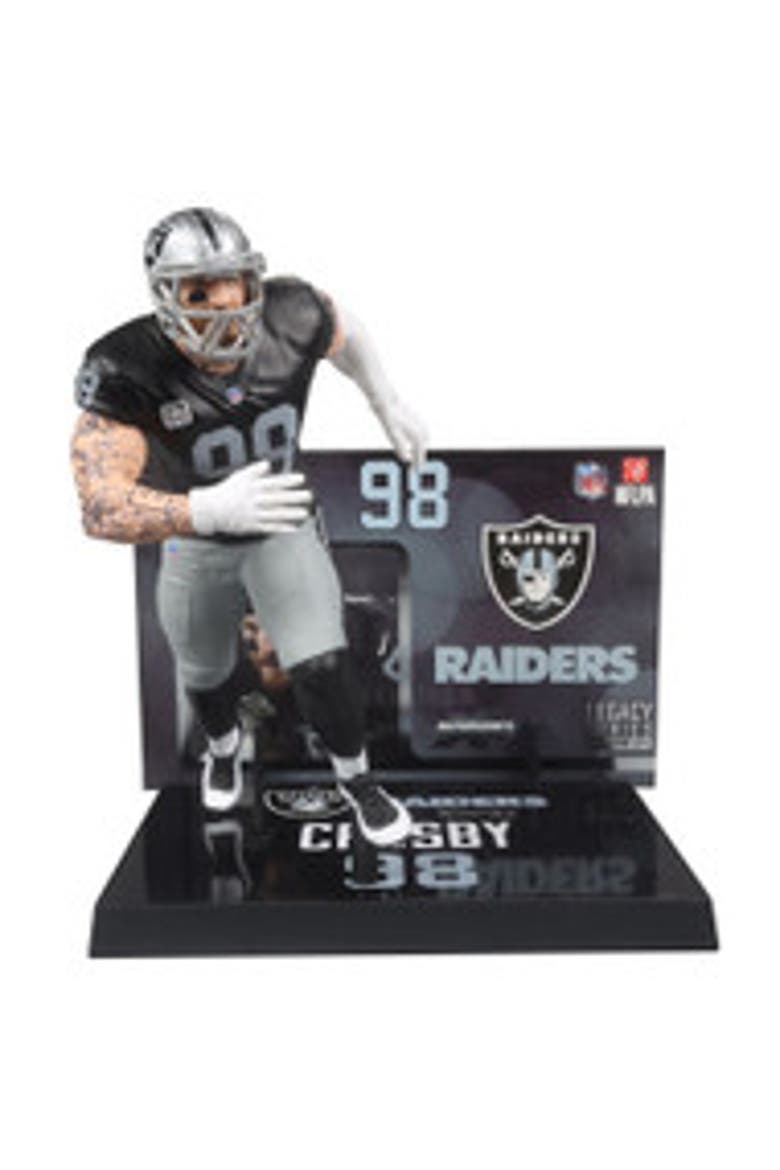 Maxx Crosby (Las Vegas Raiders) NFL 7" Figure McFarlane, Main, color, Black
