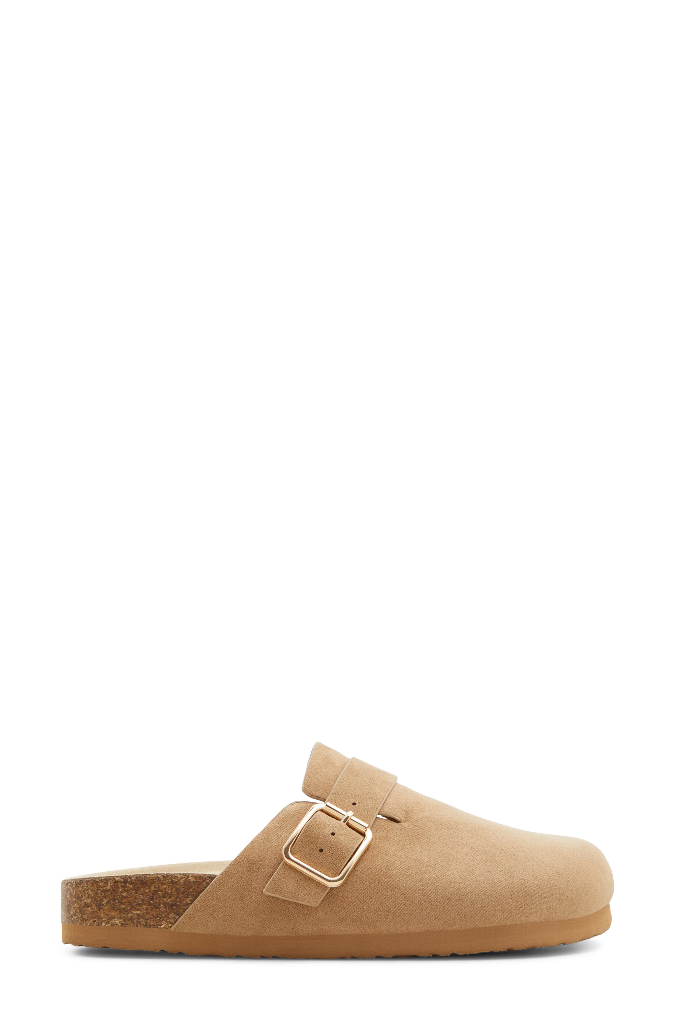 Calli Faux Leather Clog, Alternate, color, MEDIUM BEIGE