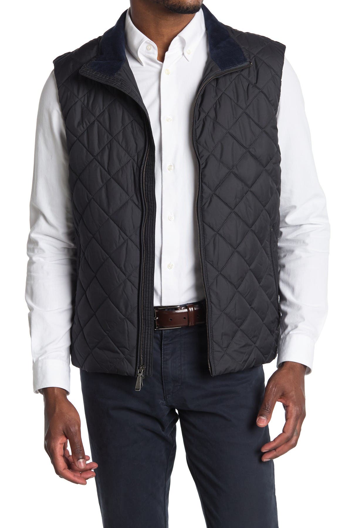 Brooks Brothers Water Repellent Diamond Quilted Vest