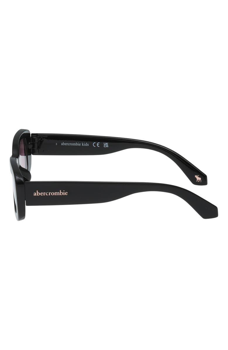 abercrombie kids Kids' Gradient Rectangular Sunglasses, Alternate, color, Shiny Black / Gradient