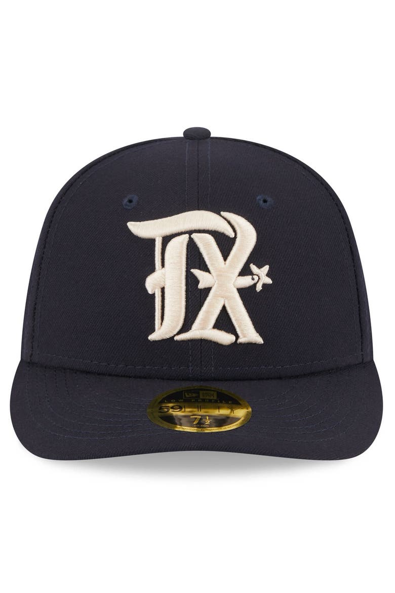 Men's New Era  Navy Texas Rangers 2023 City Connect Low Profile 59FIFTY Fitted Hat, Alternate, color, Navy