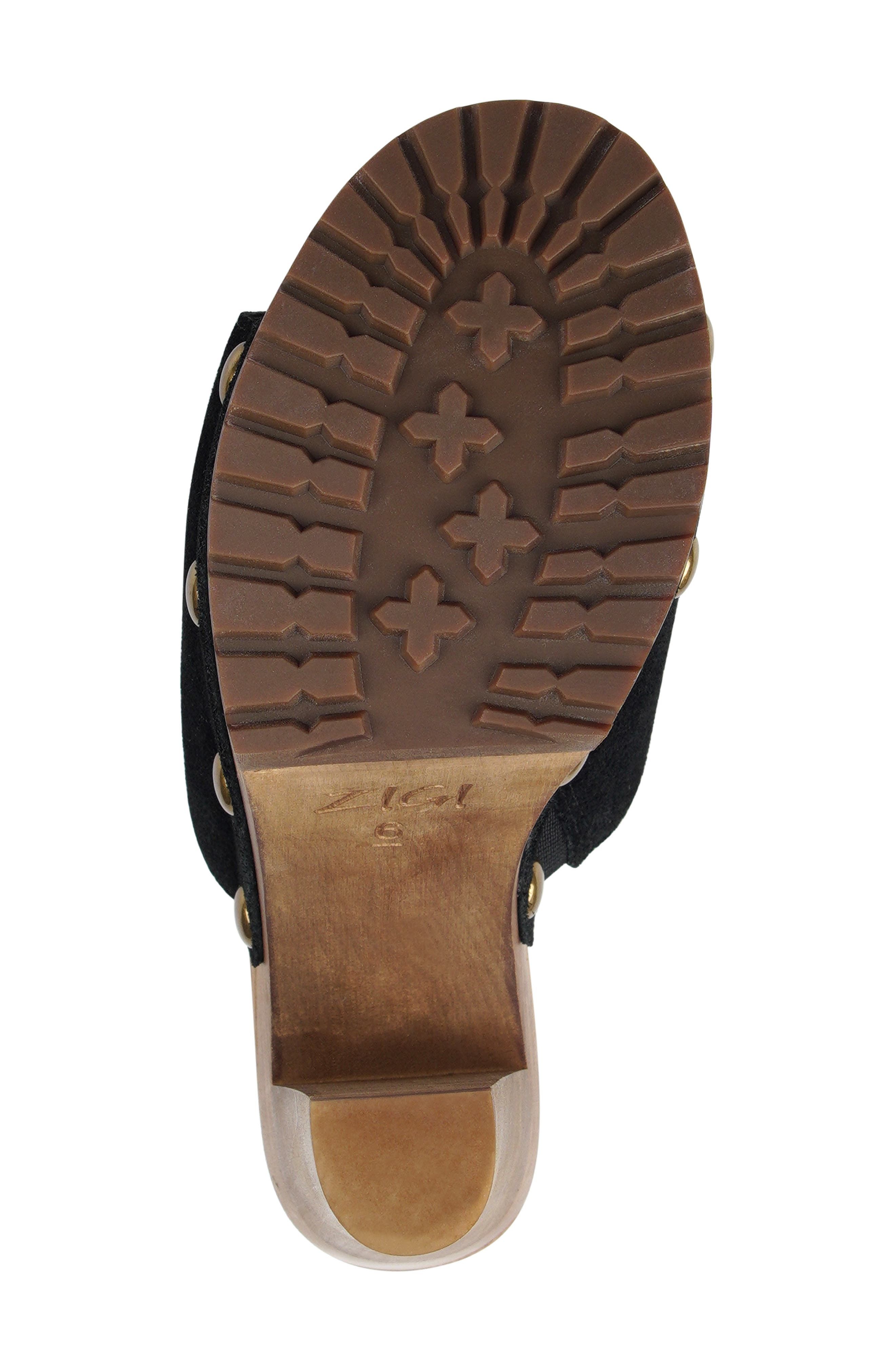 Nikky Platform Sandal, Alternate, color, BLACK SUEDE